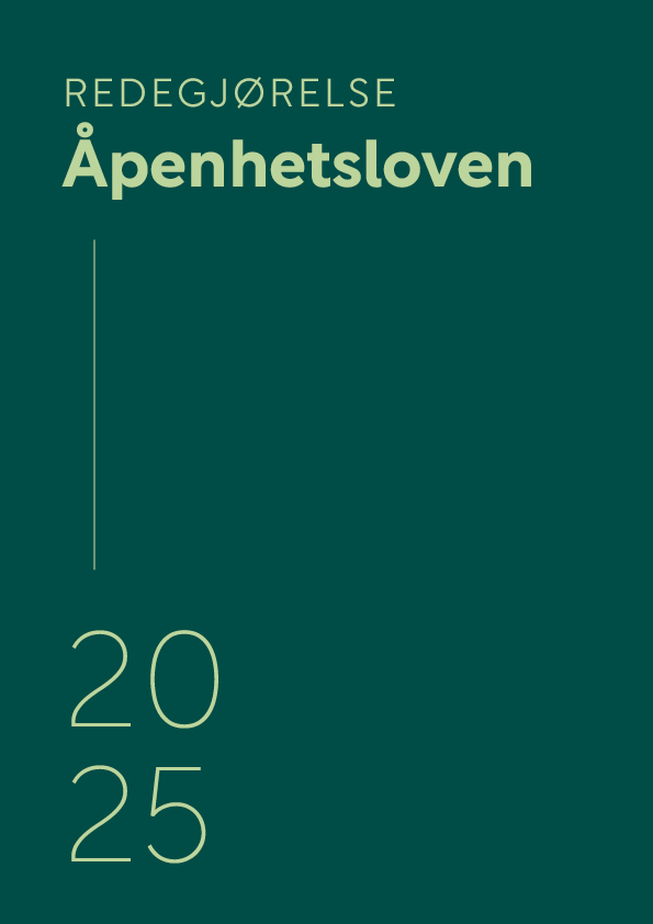 Grande redegjorelse apenhetsloven 2025